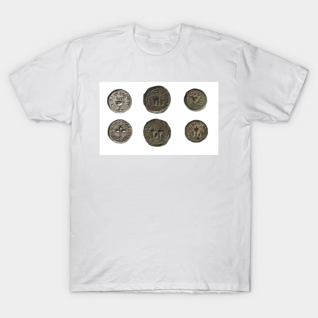 First Jewish Revolt coins (C022/3062) T-Shirt by SciencePhoto